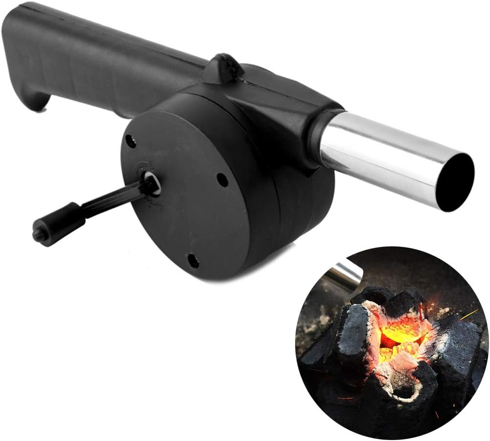 Camping Cooking Trangia - 屋外調理バーベキューブロワーポータブルハンドクランクファンエアブロワーグリルピクニックキャンプストーブアクセサリーバーベキューツール