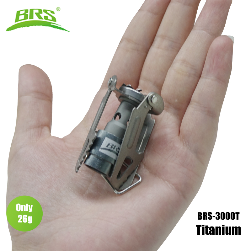 Camping Cooking Gas Stove - BRS 屋外ガスストーブミニキャンプガスバーナー 25 グラム超軽量チタンピクニックハイキング調理ストーブサバイバル炉 BRS-3000T