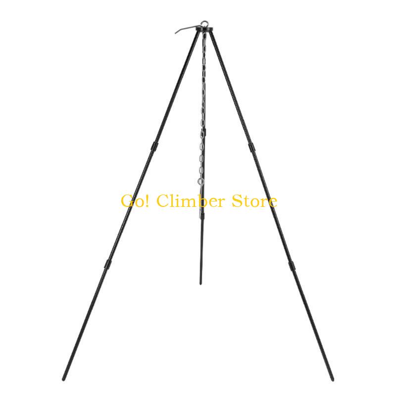 Q84C キャンプクッキングハンガー 収納袋付き 吊り下げキ - Camping Cooking Tripod のレビューと価格
