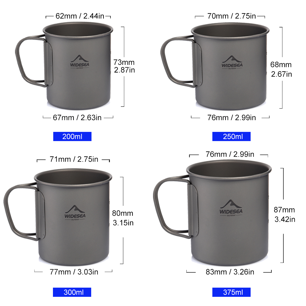 ワイドシーキャンプマグチタンカップ観光食器ピクニック用品アウ - Camping Cooking Trangia のレビューと価格