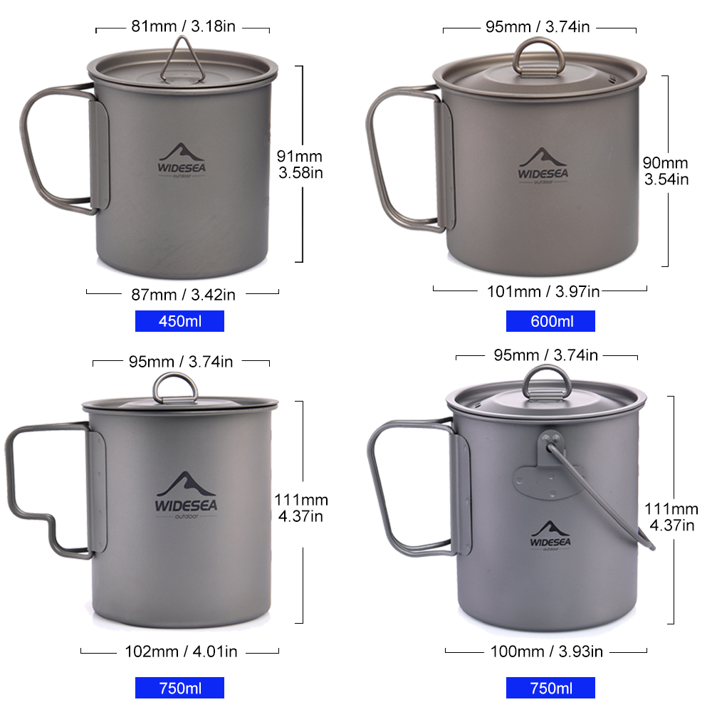 ワイドシーキャンプマグチタンカップ観光食器ピクニック用品アウ - Camping Cooking Trangia のレビューと価格