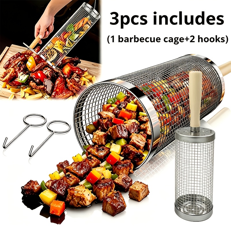 3個セット ステンレス製 BBQケージバスケットセット ポー - Camping Cooking Trangia のレビューと価格