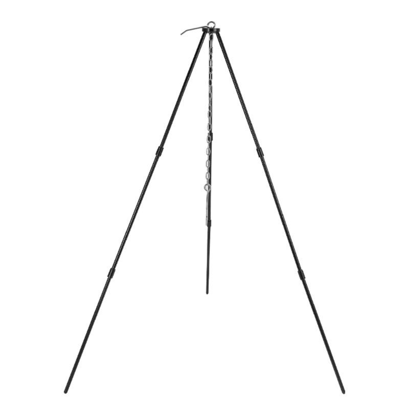 ポータブルキャンプ三脚、アルミニウム合金キャンプファイヤーク - Camping Cooking Tripod のレビューと価格