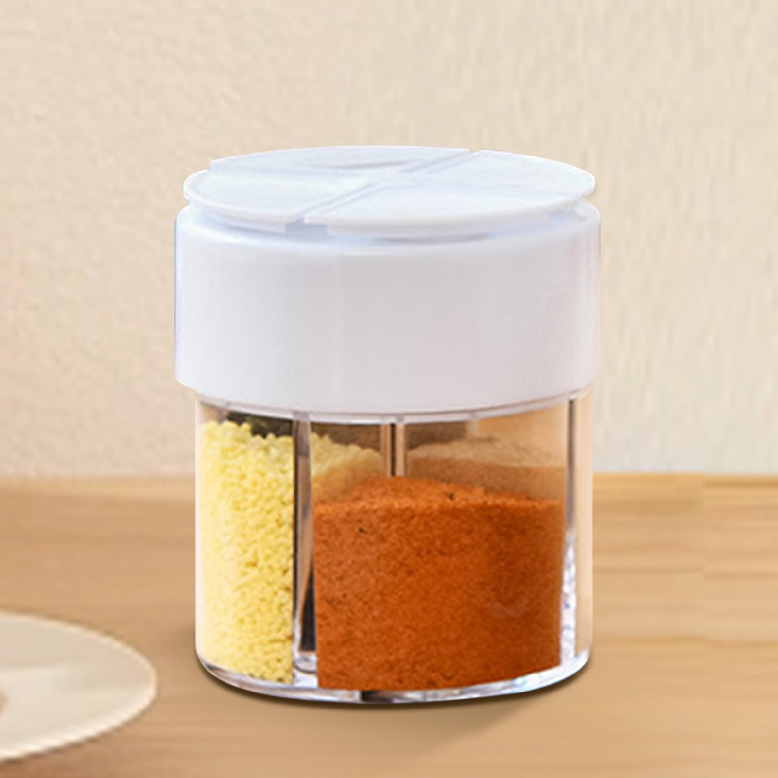 調味料容器 蓋穴付き透明塩容器 お手入れ簡単 キャンプ用キッ - Camping Cooking Easy のレビューと価格