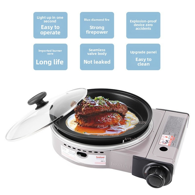 ポータブル防風ガスストーブ ブタンバーナー ZGP-2 アウ - Camping Cooking Gas Stove のレビューと価格
