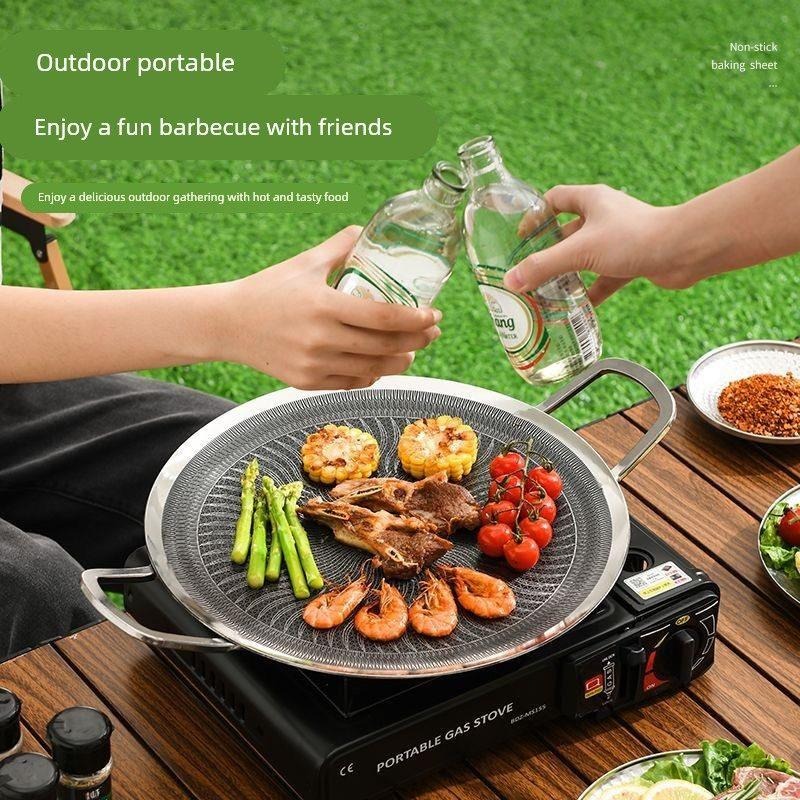 316ステンレス鋼多機能調理BBQグリルパン、キャンプ、家庭 - Camping Cooking Gas Stove のレビューと価格