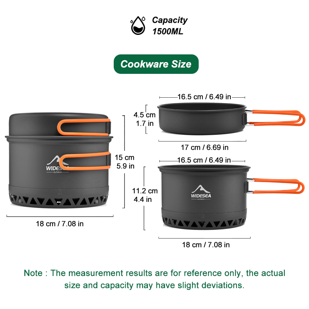 キャンプ食器アウトドア調理器具セットポット観光ケトルコーヒー - Camping Cooking Set 2 Person のレビューと価格