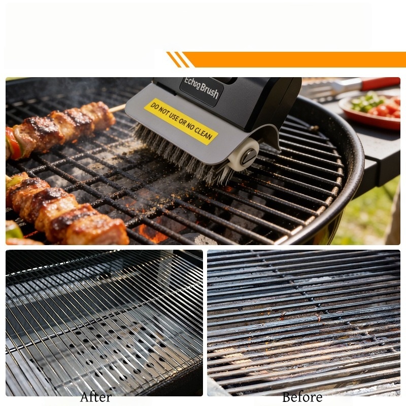 JUSTINLAU 電気グリルブラシ 汚れ除去ブラシ 充電式 - Camping Cooking Mesh のレビューと価格