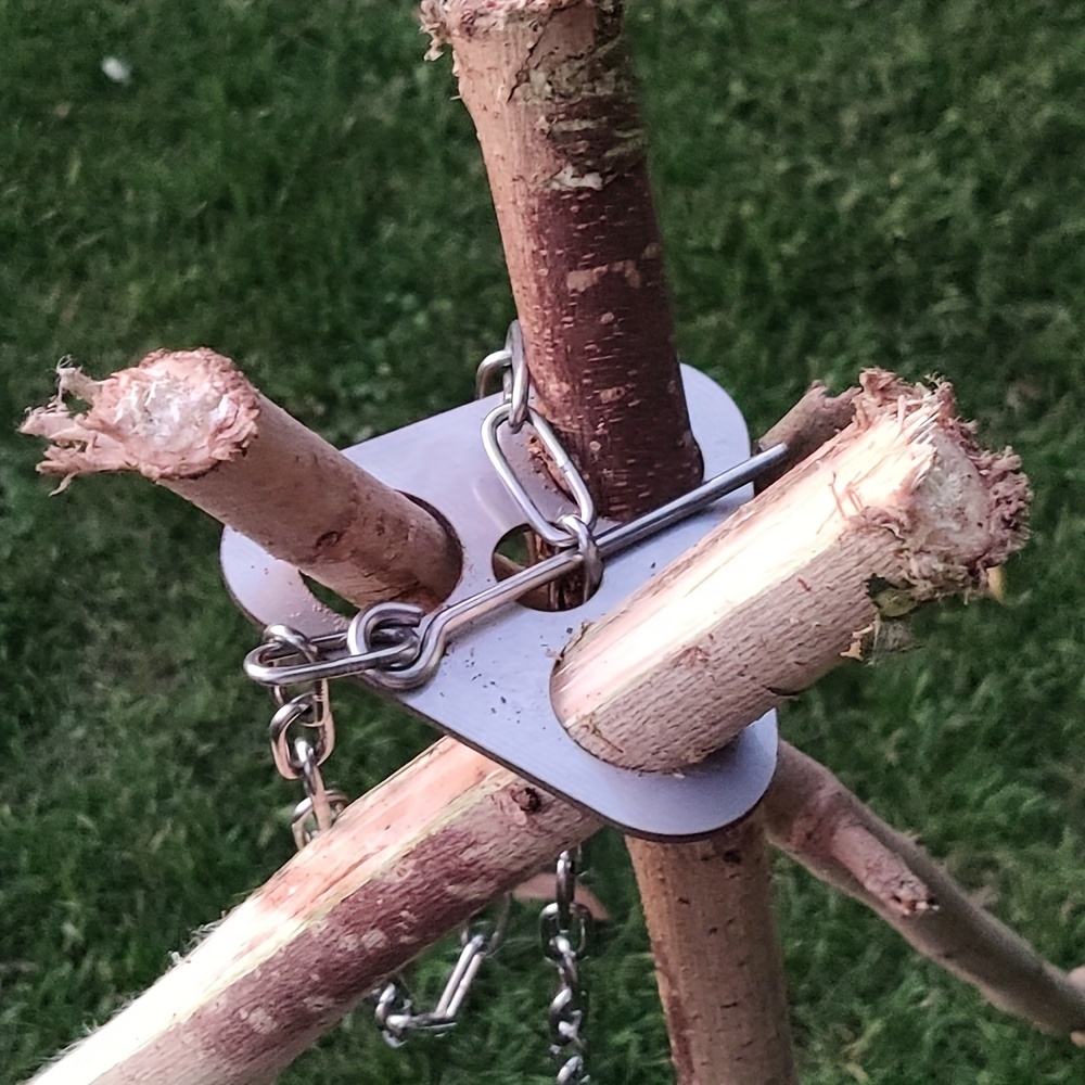ポータブル取り外し可能な屋外バーベキュー三脚ハンギングラック - Camping Cooking Tripod のレビューと価格