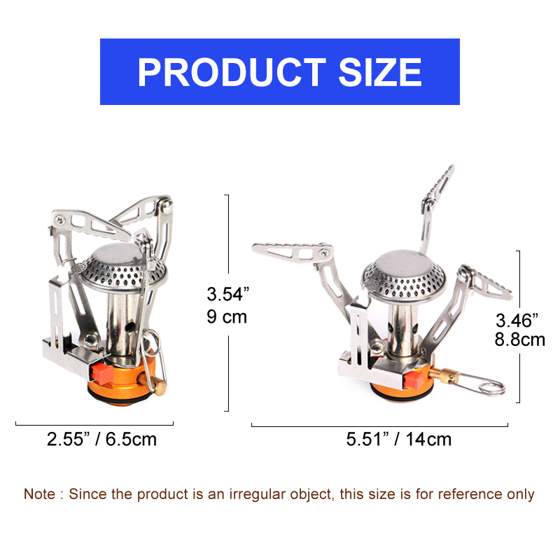 Widesea ワンピースガスストーブ 3500W アルミニ - Camping Cooking Easy のレビューと価格