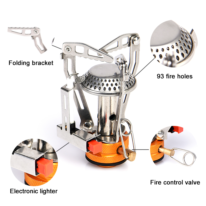 Widesea ワンピースガスストーブ 3500W アルミニ - Camping Cooking Easy のレビューと価格
