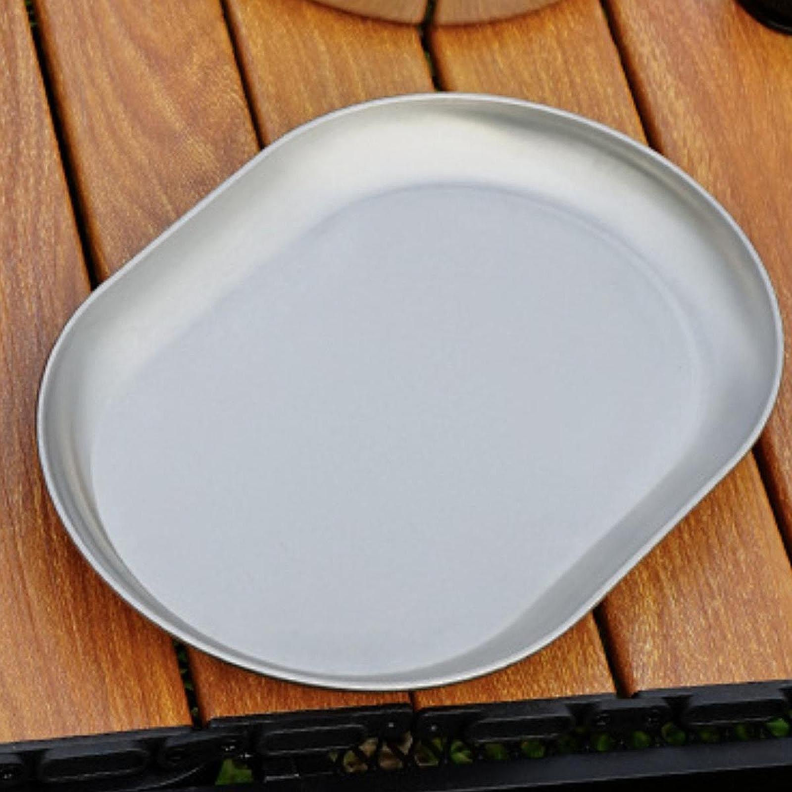アウトドア用ステンレス製キャンププレート、お手入れ簡単な調理 - Camping Cooking Easy のレビューと価格