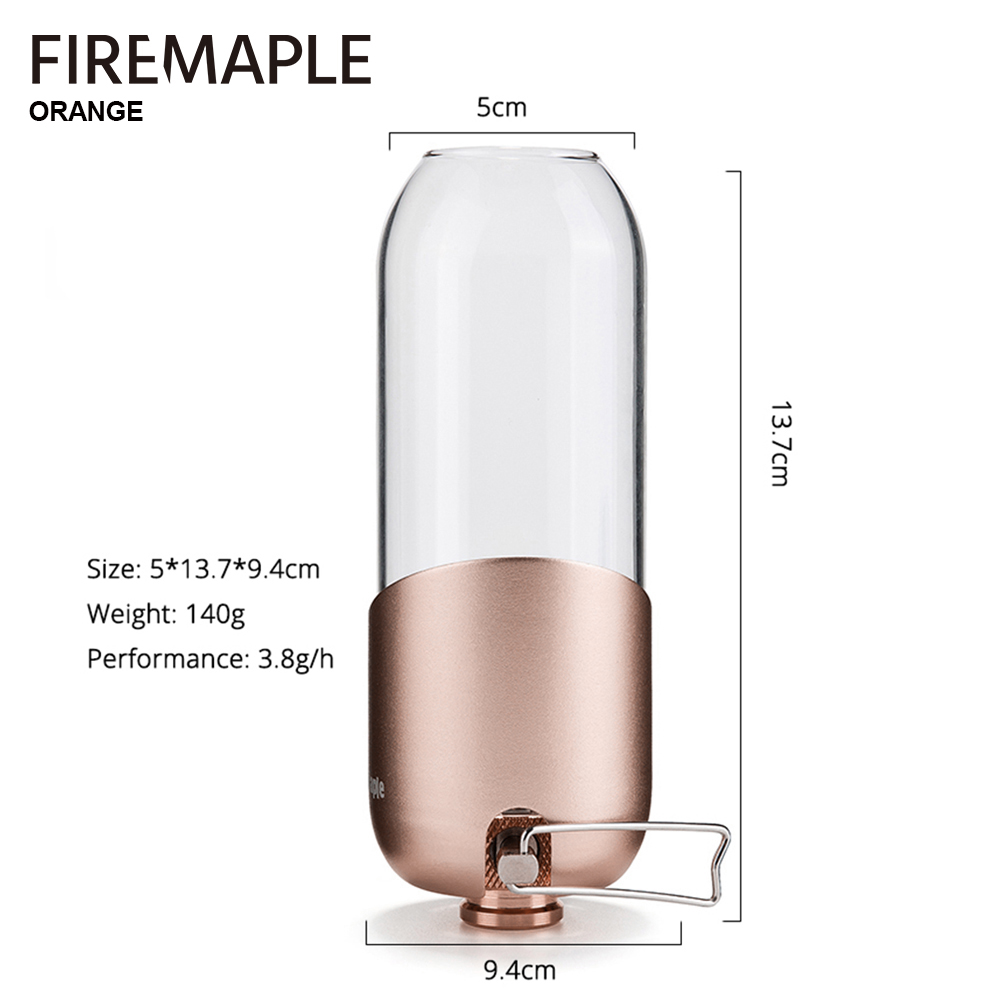Fire mapleオレンジガスランタン、キャンプ、ハイキン - Camping Cooking Fuel のレビューと価格
