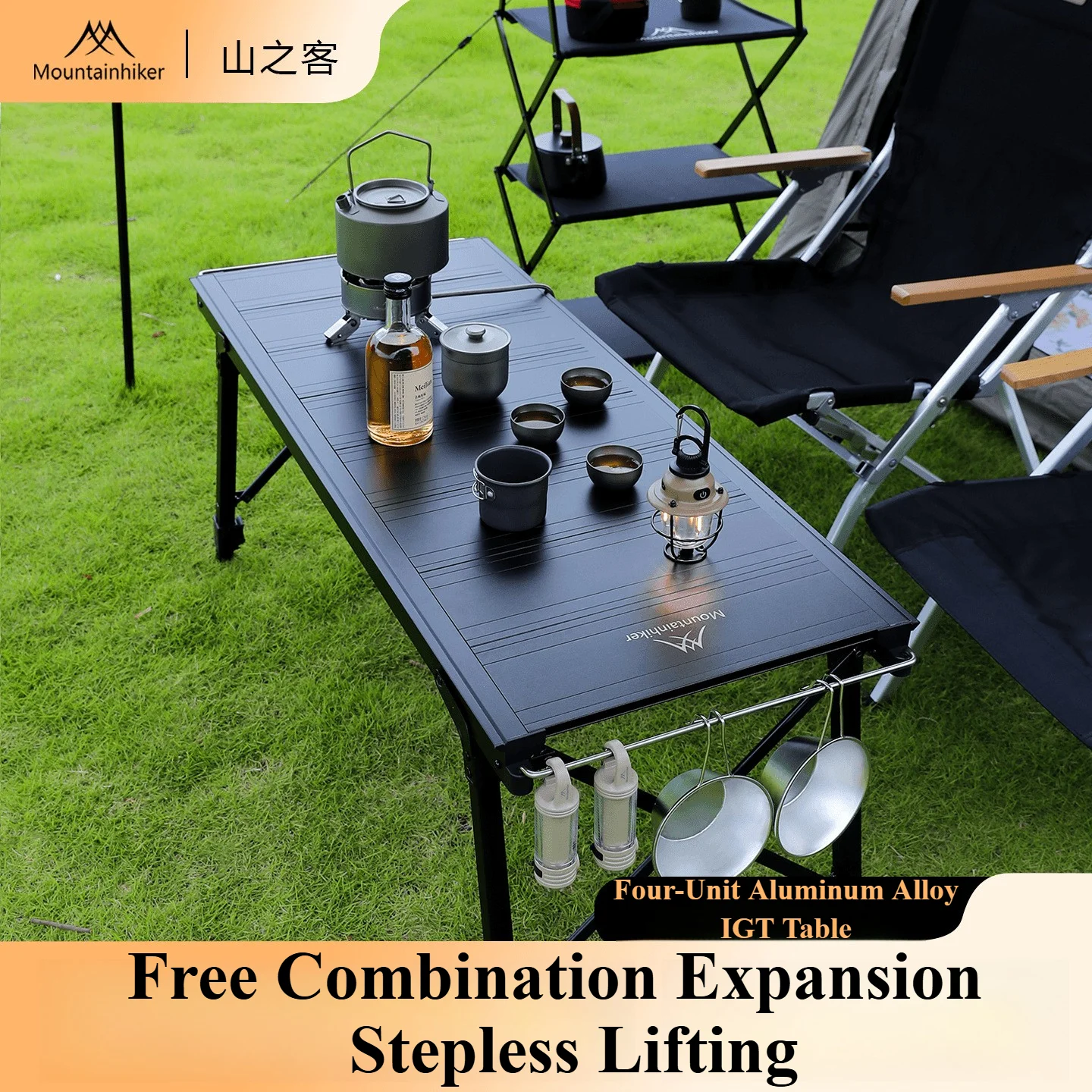 Mountainhiker キャンプ折りたたみリフト取り外し - Camping Cooking Table のレビューと価格
