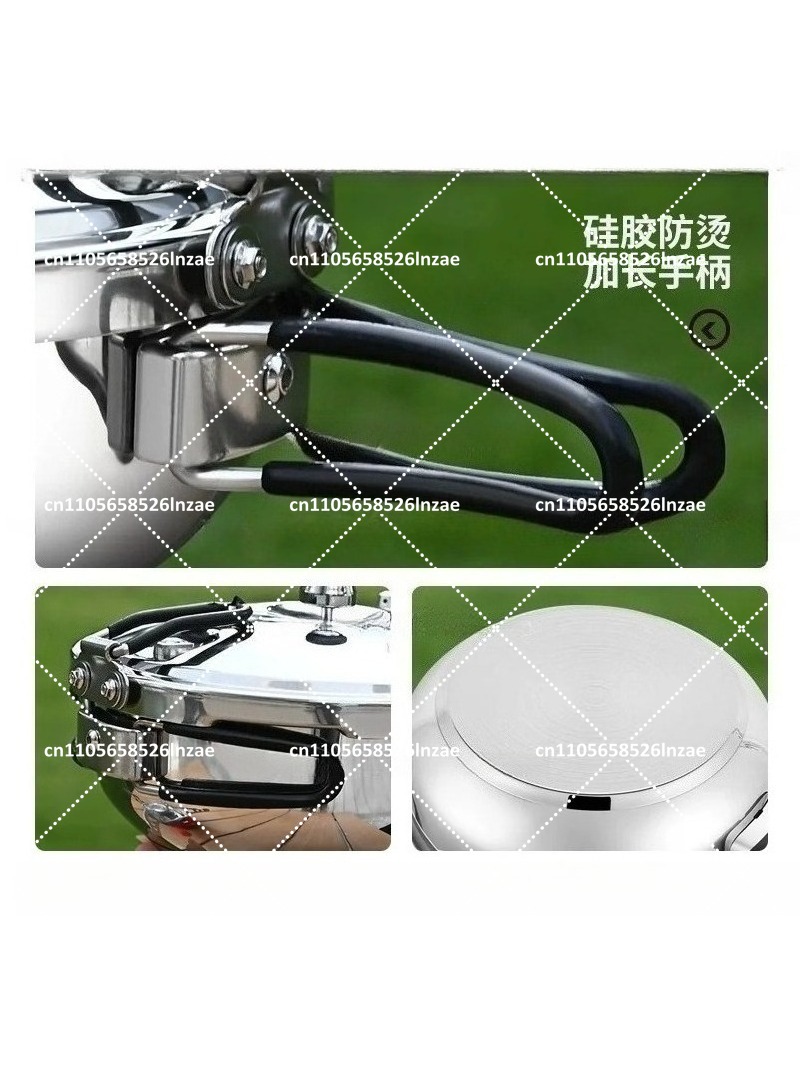 キャンプ用圧力鍋 ステンレス製調理鍋 バルブ安全装置付き 缶 - Camping Cooking Meals のレビューと価格