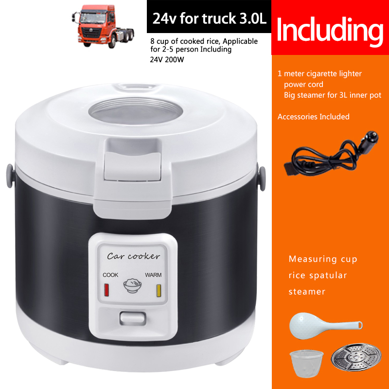 24V炊飯器トラック用スープスチーマー加熱式ランチボックスミ - Camping Cooking Meals のレビューと価格