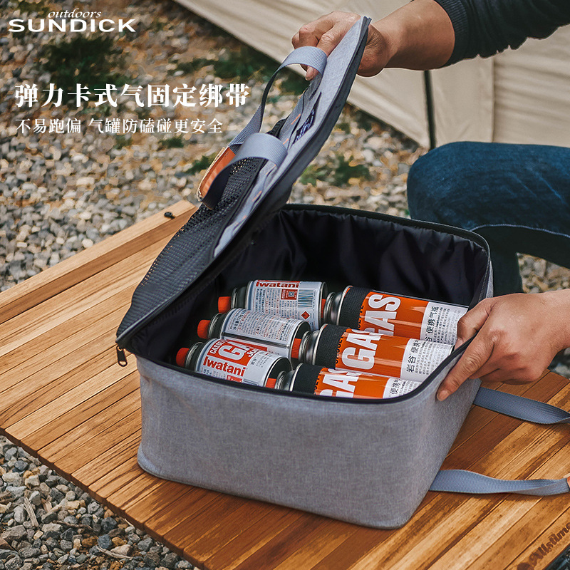 アウトドアキャンプピクニックバッグ収納袋衝突防止ポータブル食 - Camping Cooking Gas Stove のレビューと価格