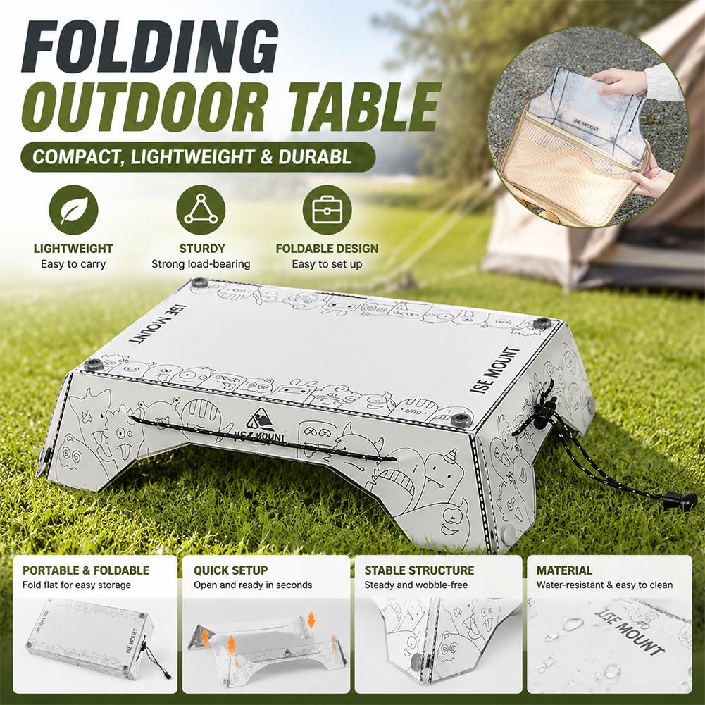 ポータブルマルチ折りたたみキャンプテーブル PP 軽量ピクニ - Camping Cooking Table のレビューと価格