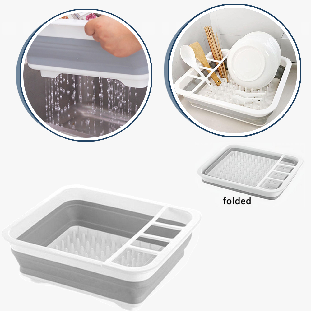 折りたたみ式食器乾燥ラック、食器整理棚、シンク乾燥ラック、ポ - Camping Cooking Meals のレビューと価格