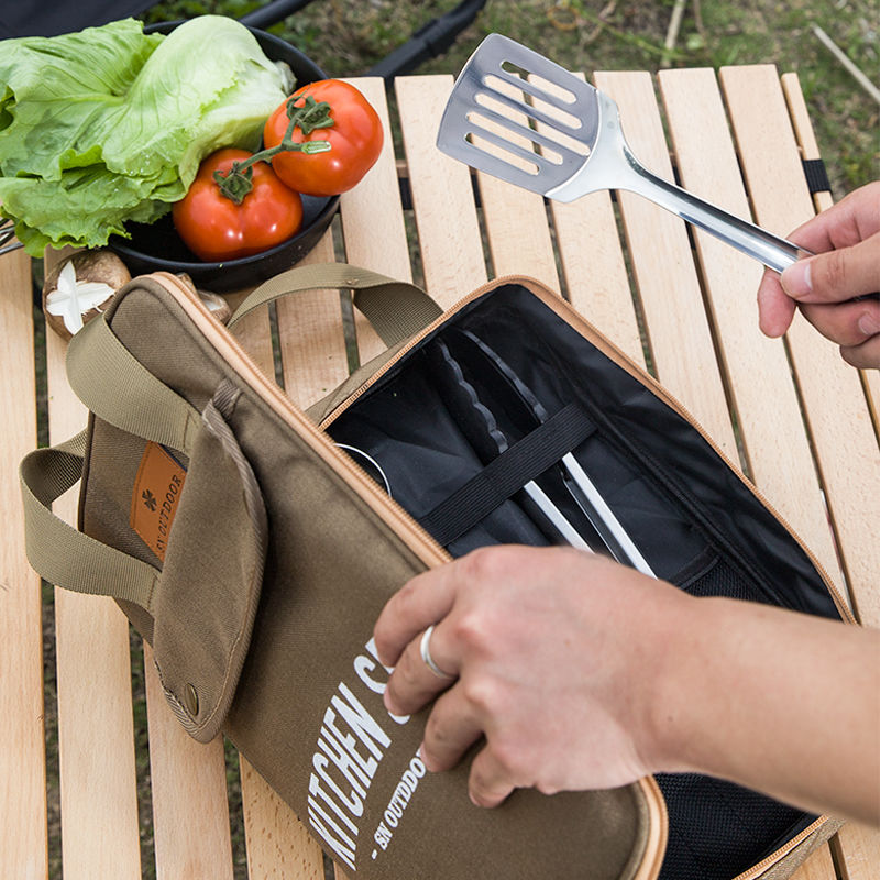 8点セット キャンプキッチン調理器具セット ポータブル屋外旅 - Camping Cooking Trangia のレビューと価格