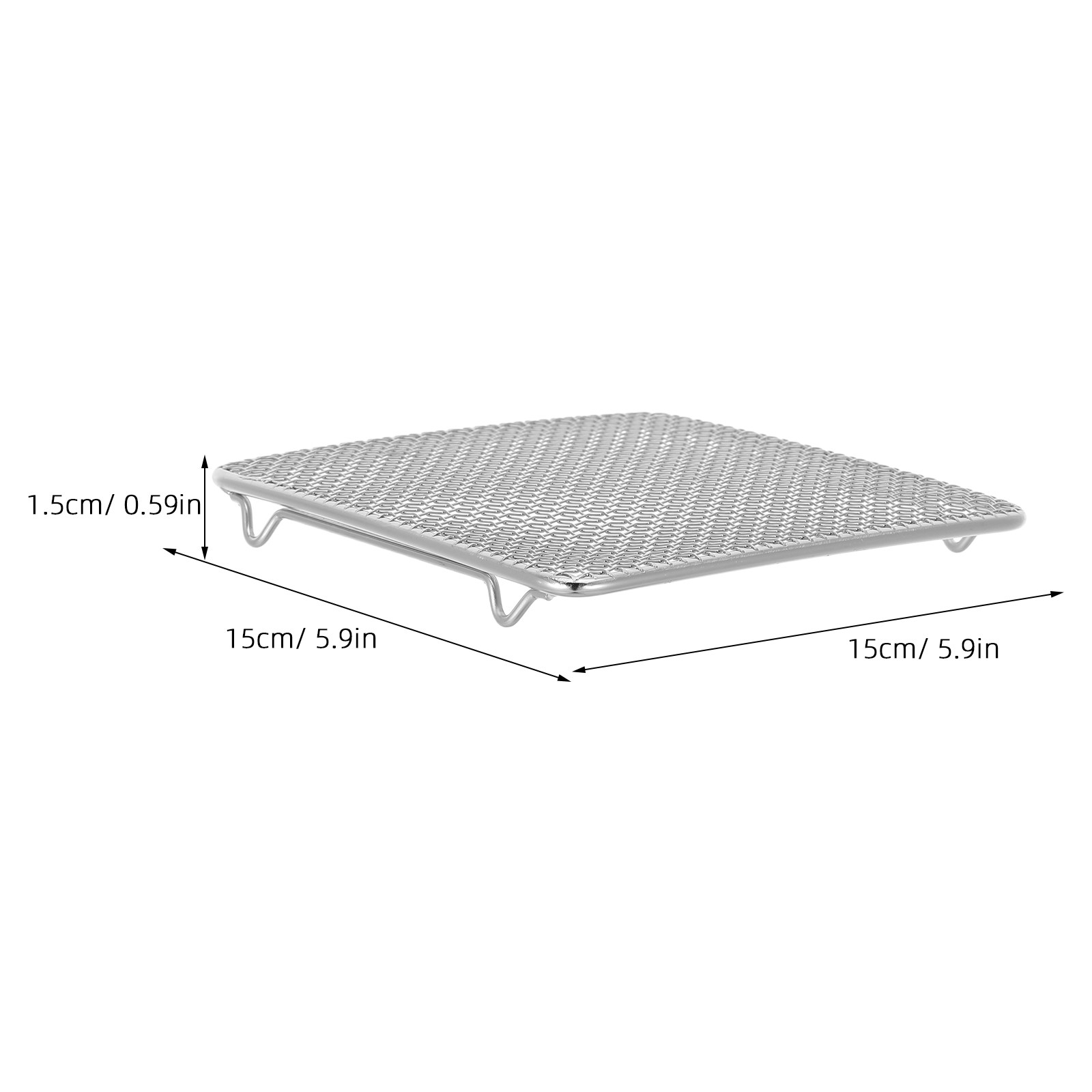 ステンレス製ワイヤー製クッキングラック脚 バーベキューグリル - Camping Cooking Mesh のレビューと価格