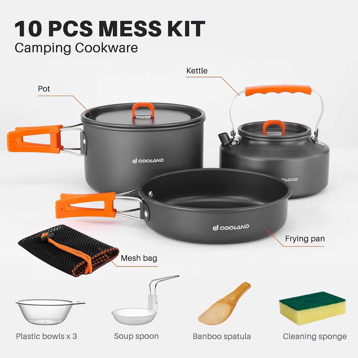 オドランド キャンプ用調理器具10点セット キャンプ用鍋とフ - Camping Cooking Trangia のレビューと価格