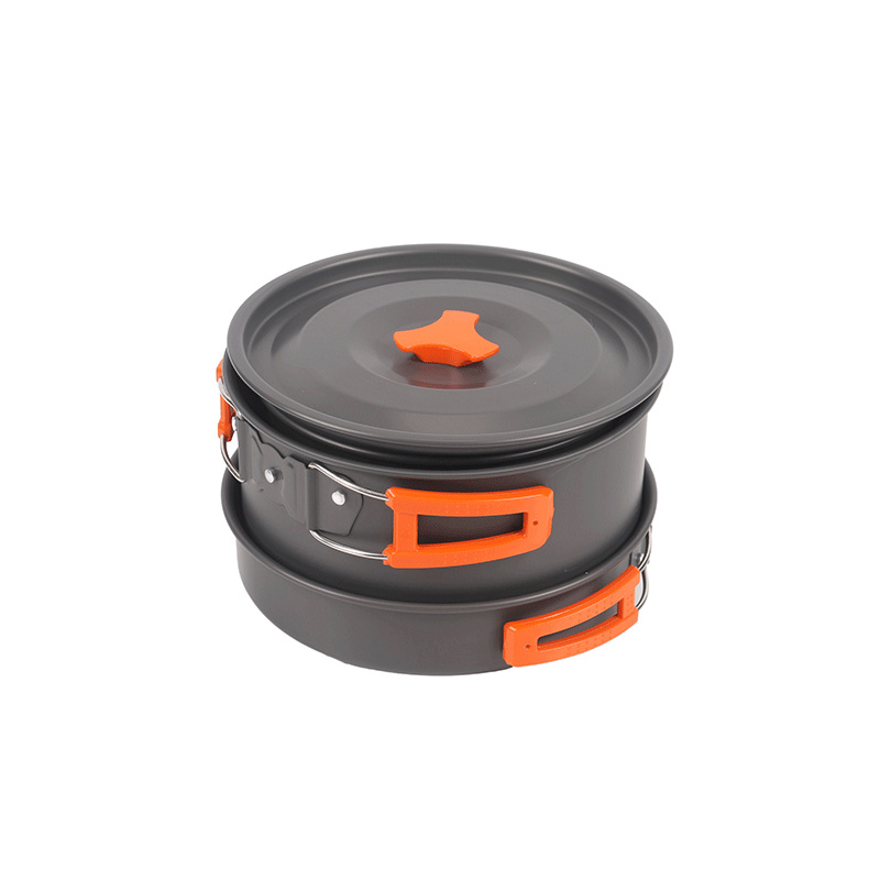 ポータブルアウトドア調理器具セット 4点セット キャンプ ピ - Camping Cooking Kettle のレビューと価格