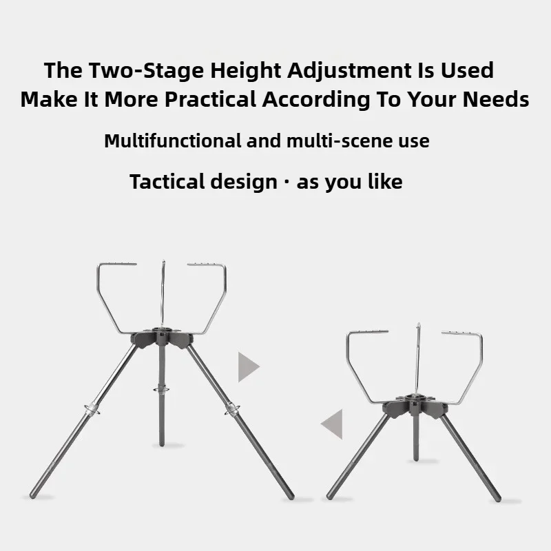 マウンテンハイカー 三脚ブラケット キャンプ用多機能ストーブ - Camping Cooking Tripod のレビューと価格
