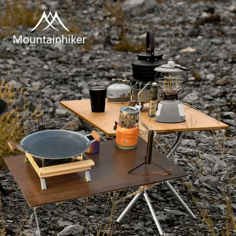 MOUNTAINHIKER アップグレード版ポータブルアウト - Camping Cooking Table のレビューと価格