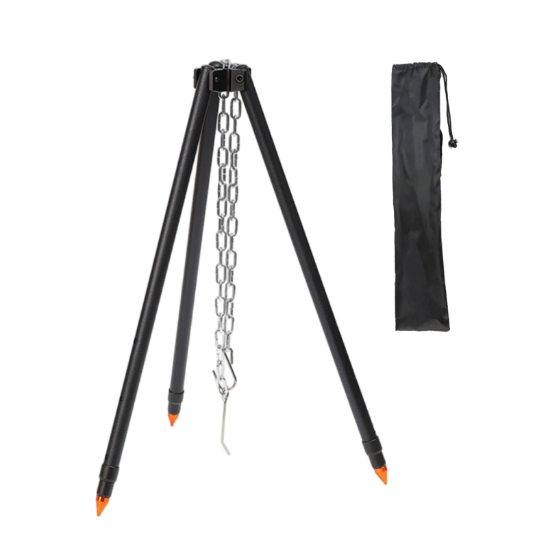 多目的屋外調理三脚耐熱性グリルラックキャンプ用のポータブル付 - Camping Cooking Tripod のレビューと価格