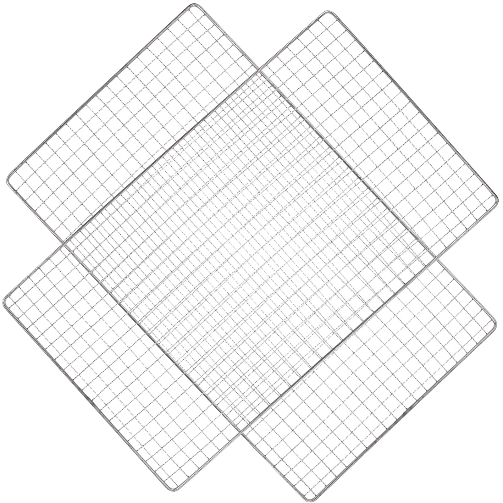 2個入り ステンレス製 BBQグリルメッシュ ノンスティック - Camping Cooking Mesh のレビューと価格
