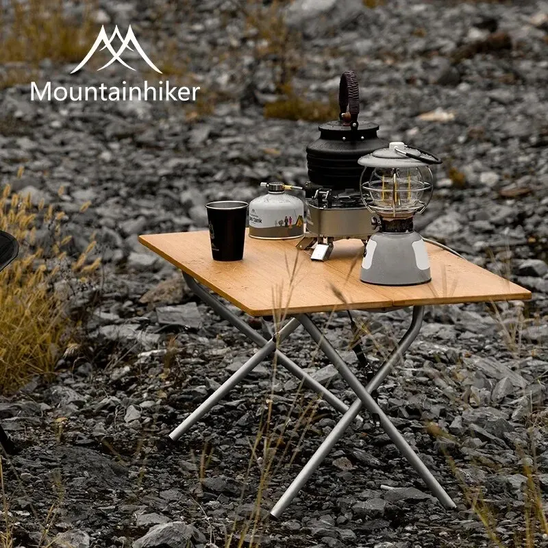 MOUNTAINHIKER 2/3 竹製折りたたみテーブル  - Camping Cooking Table のレビューと価格